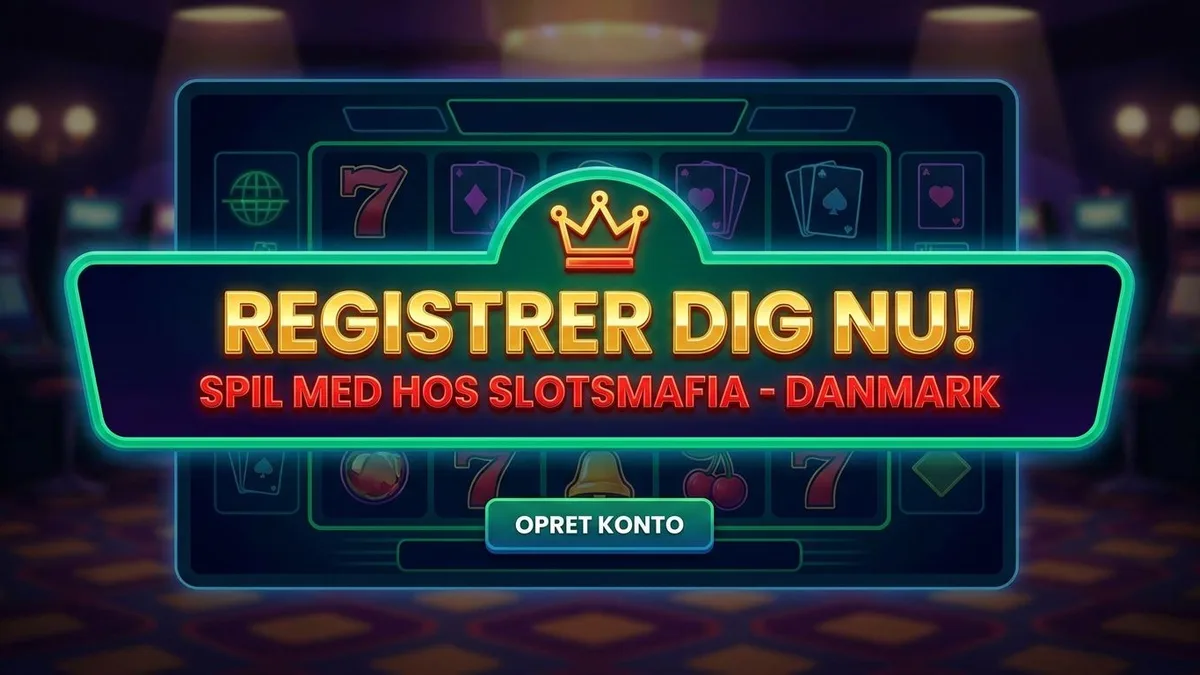 Registrering med bonus hos SlotsMafia